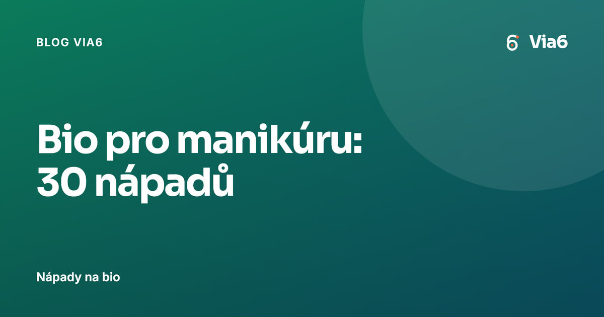 Bio pro manikúru: 30 nápadů