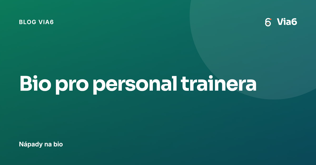 Bio pro personal trainera