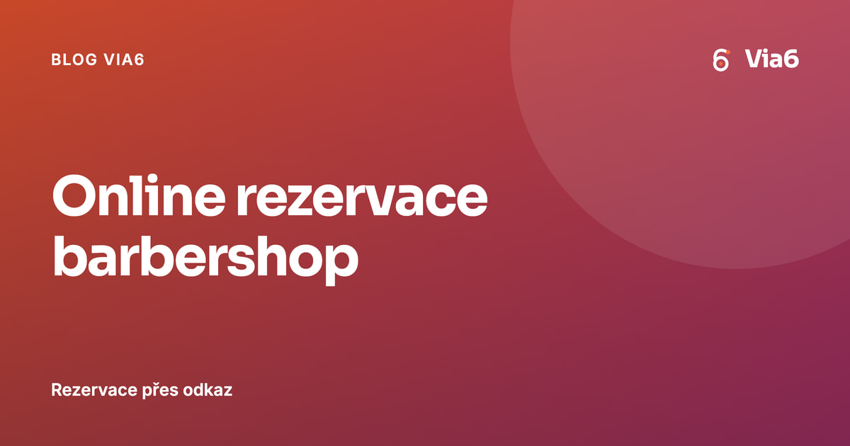 Online rezervace barbershop