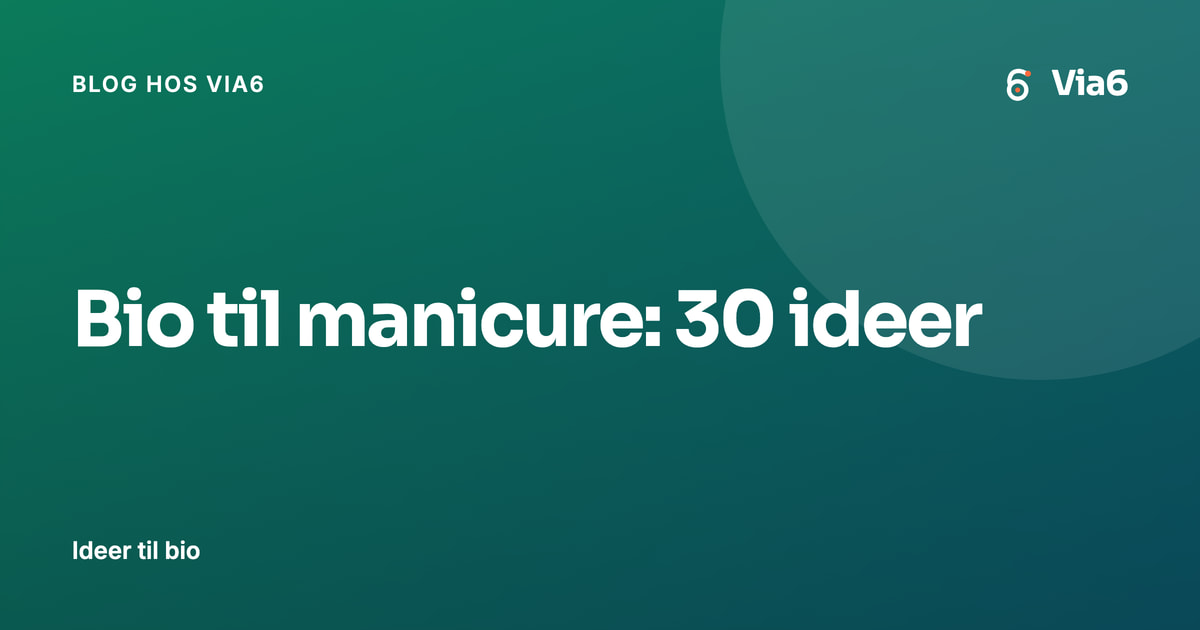 Bio til manicure: 30 ideer