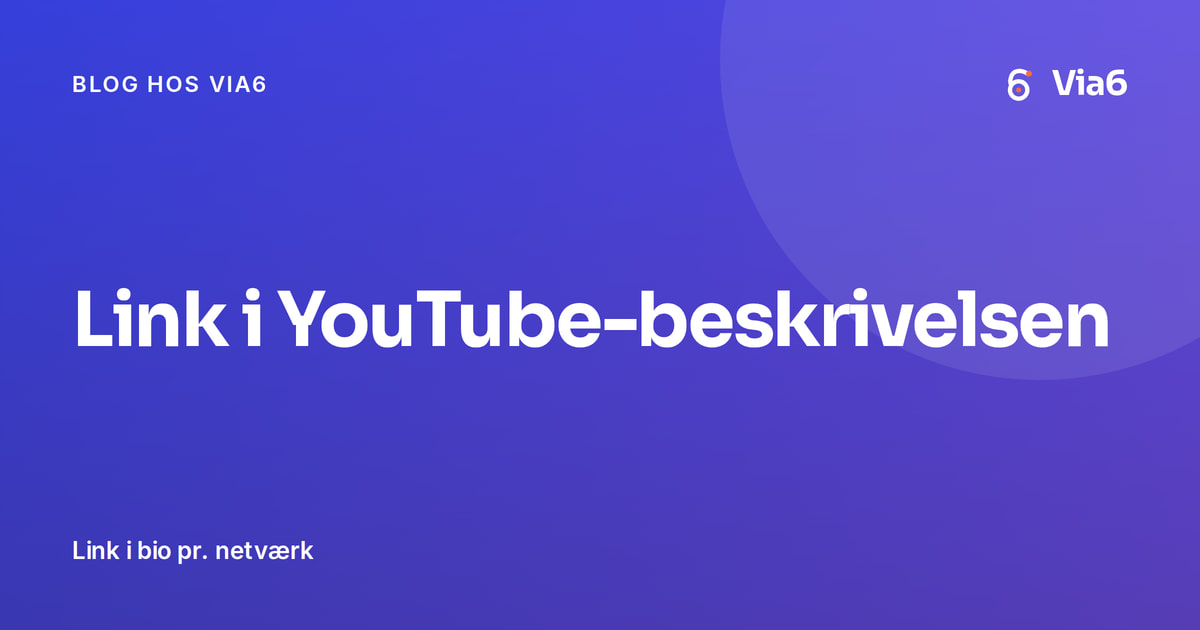 Link i YouTube-beskrivelsen