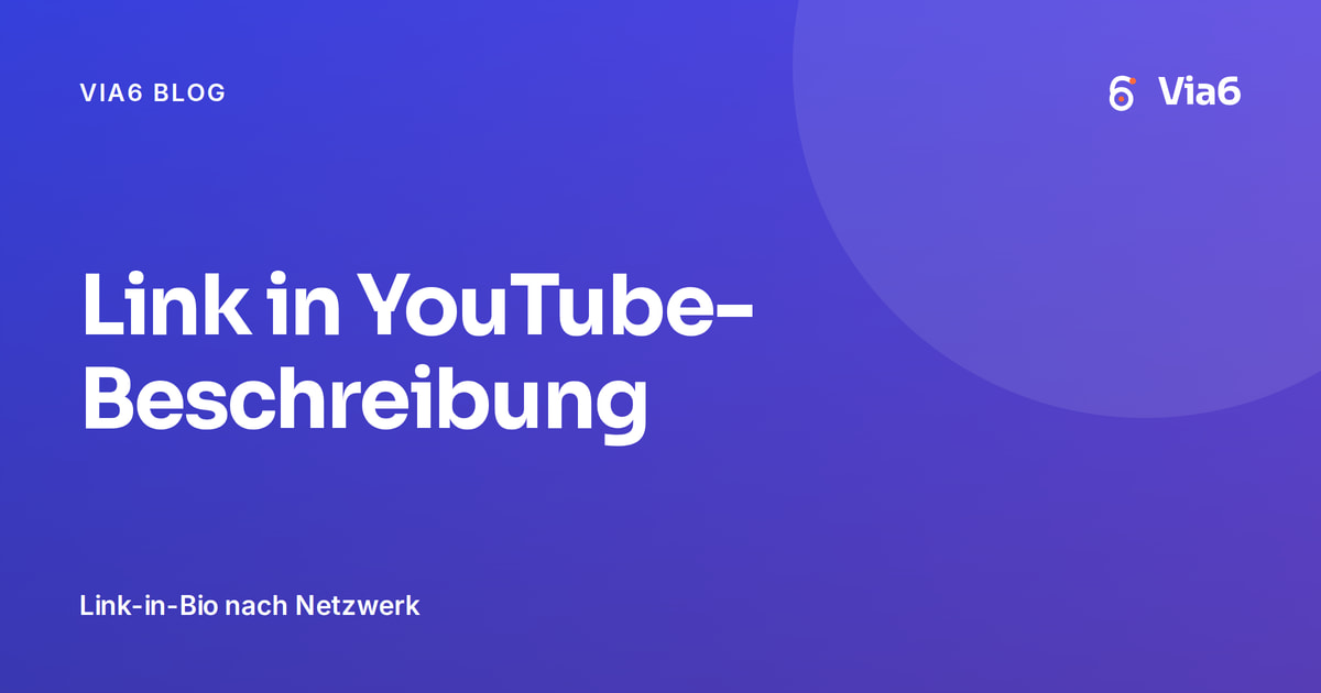 Link in YouTube-Beschreibung