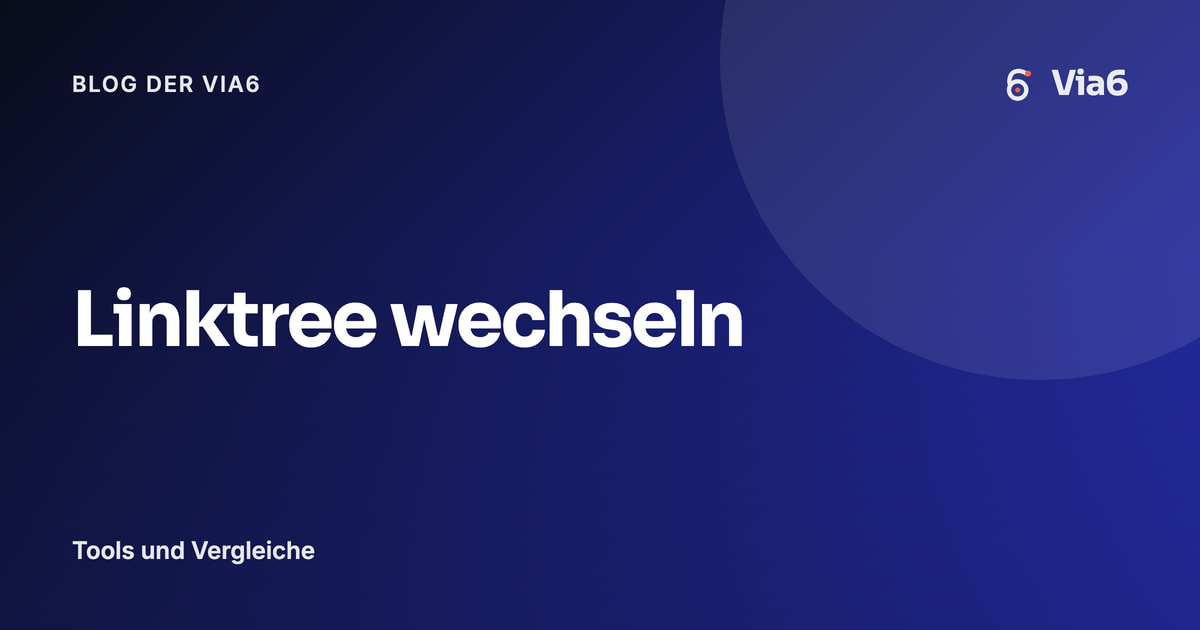 Linktree wechseln