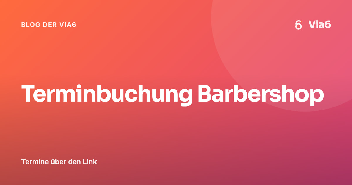 Terminbuchung Barbershop