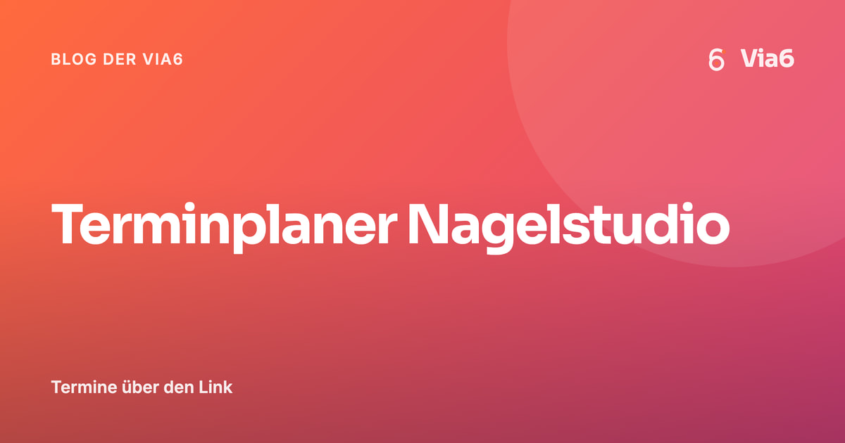 Terminplaner Nagelstudio