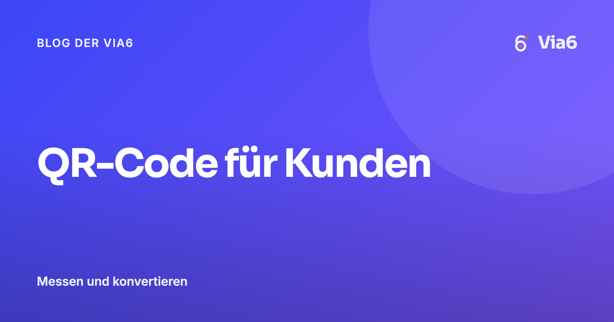 QR-Code für Kunden