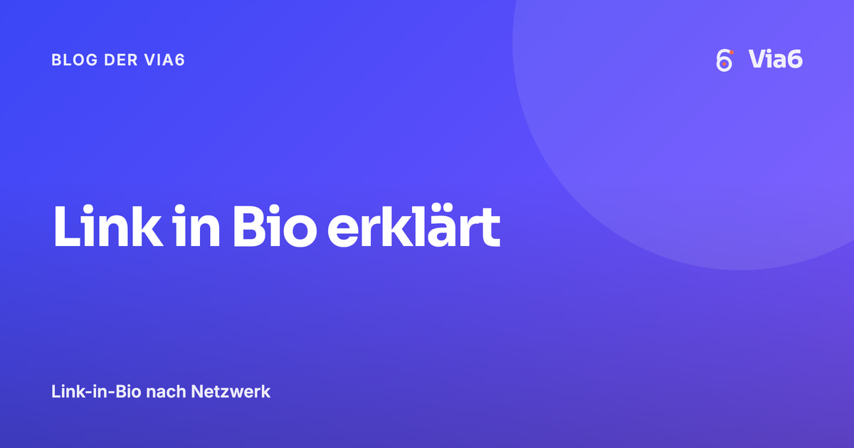 Link in Bio erklärt