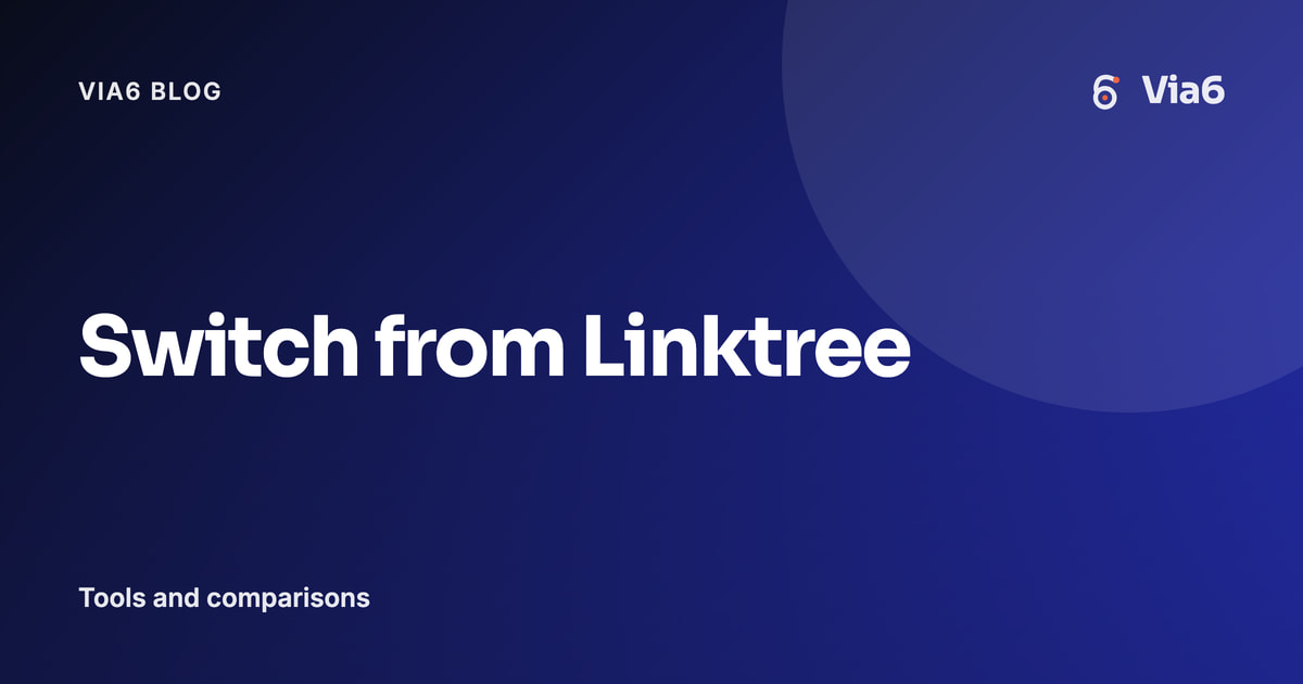 Switch from Linktree
