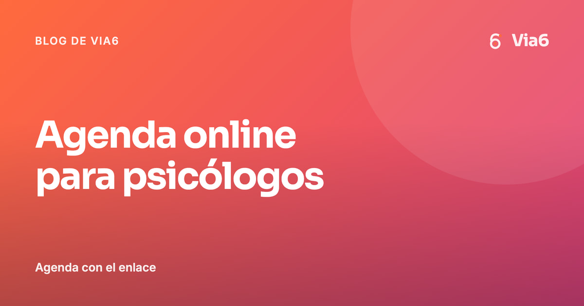 Agenda online para psicólogos