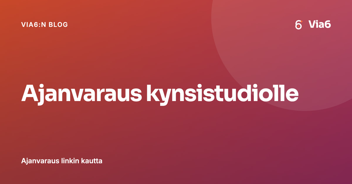 Ajanvaraus kynsistudiolle