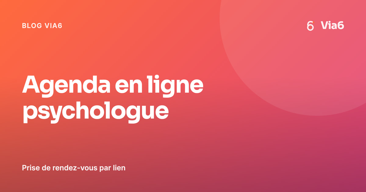 Agenda en ligne psychologue