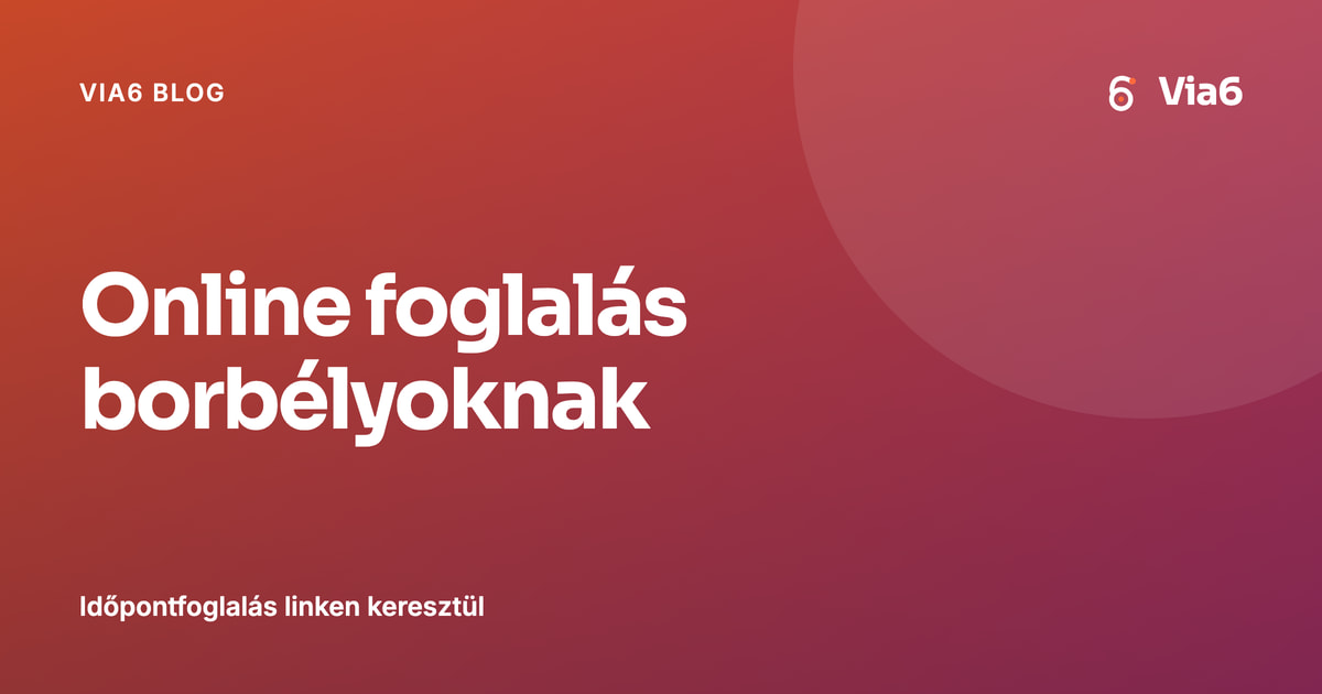 Online foglalás borbélyoknak