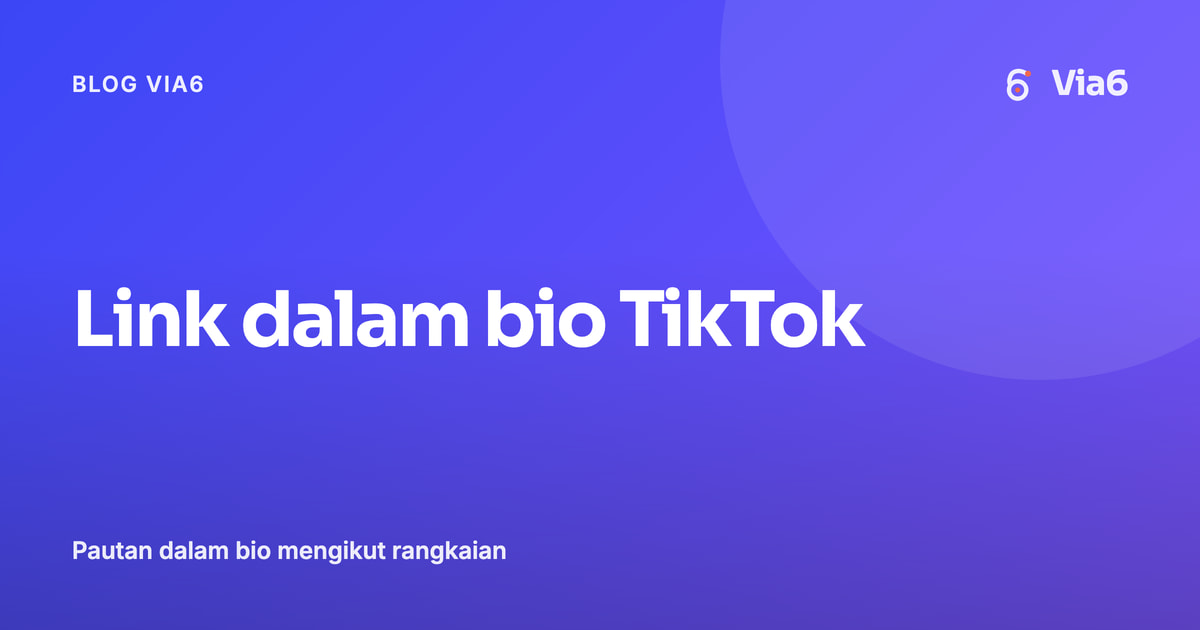 Link dalam bio TikTok