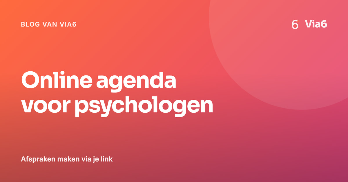 Online agenda voor psychologen