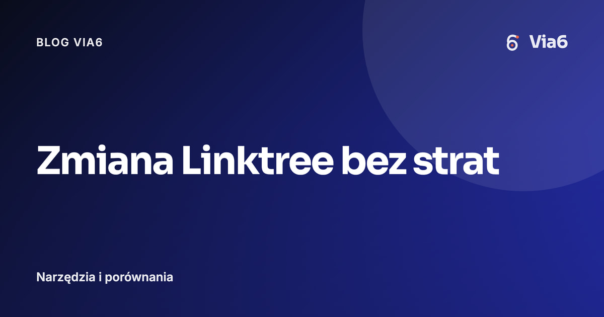 Zmiana Linktree bez strat