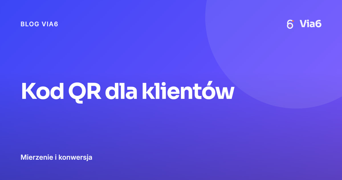 Kod QR dla klientów