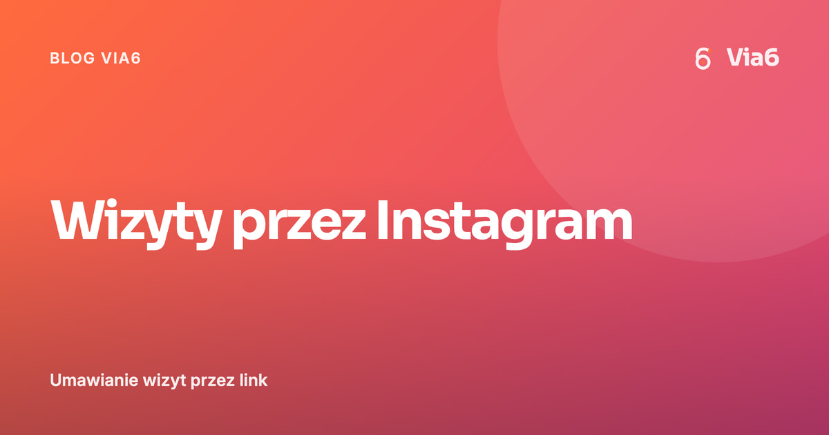 Wizyty przez Instagram