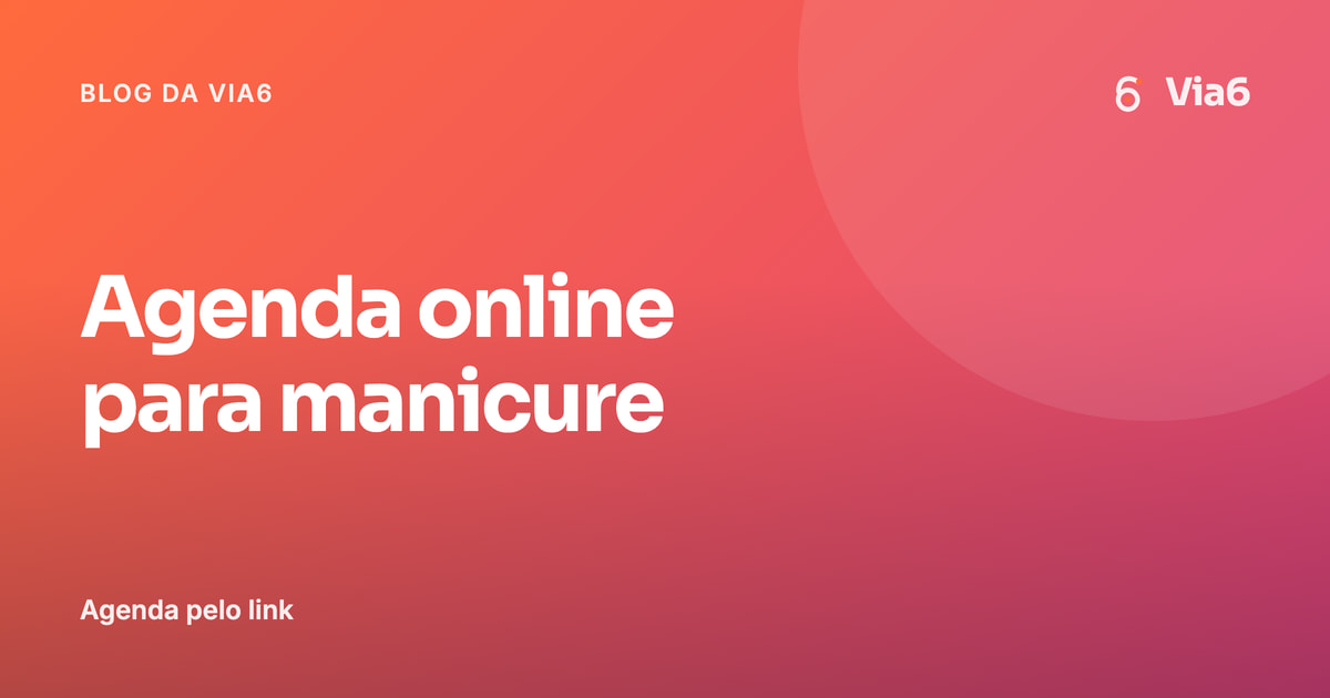 Agenda online para manicure
