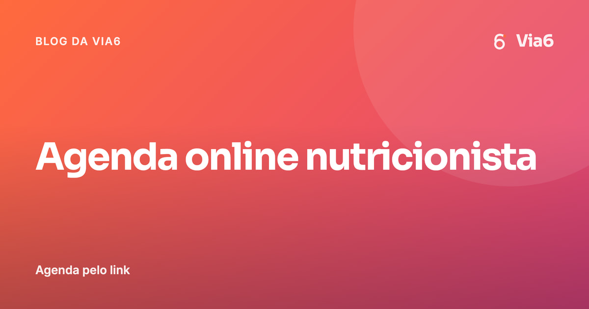 Agenda online nutricionista