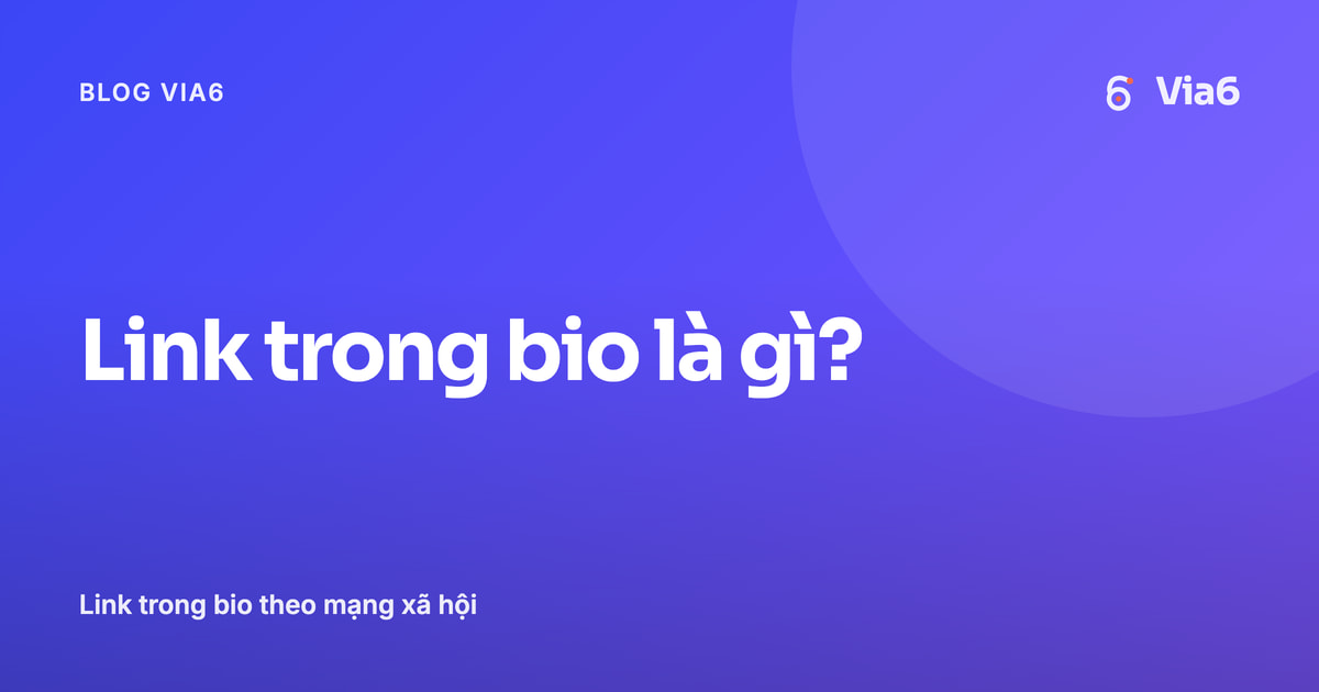 Link trong bio là gì?